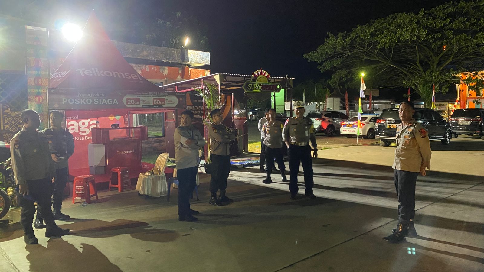  Kapolres Bintan Pantau Langsung Arus Balik Hingga Dini Hari